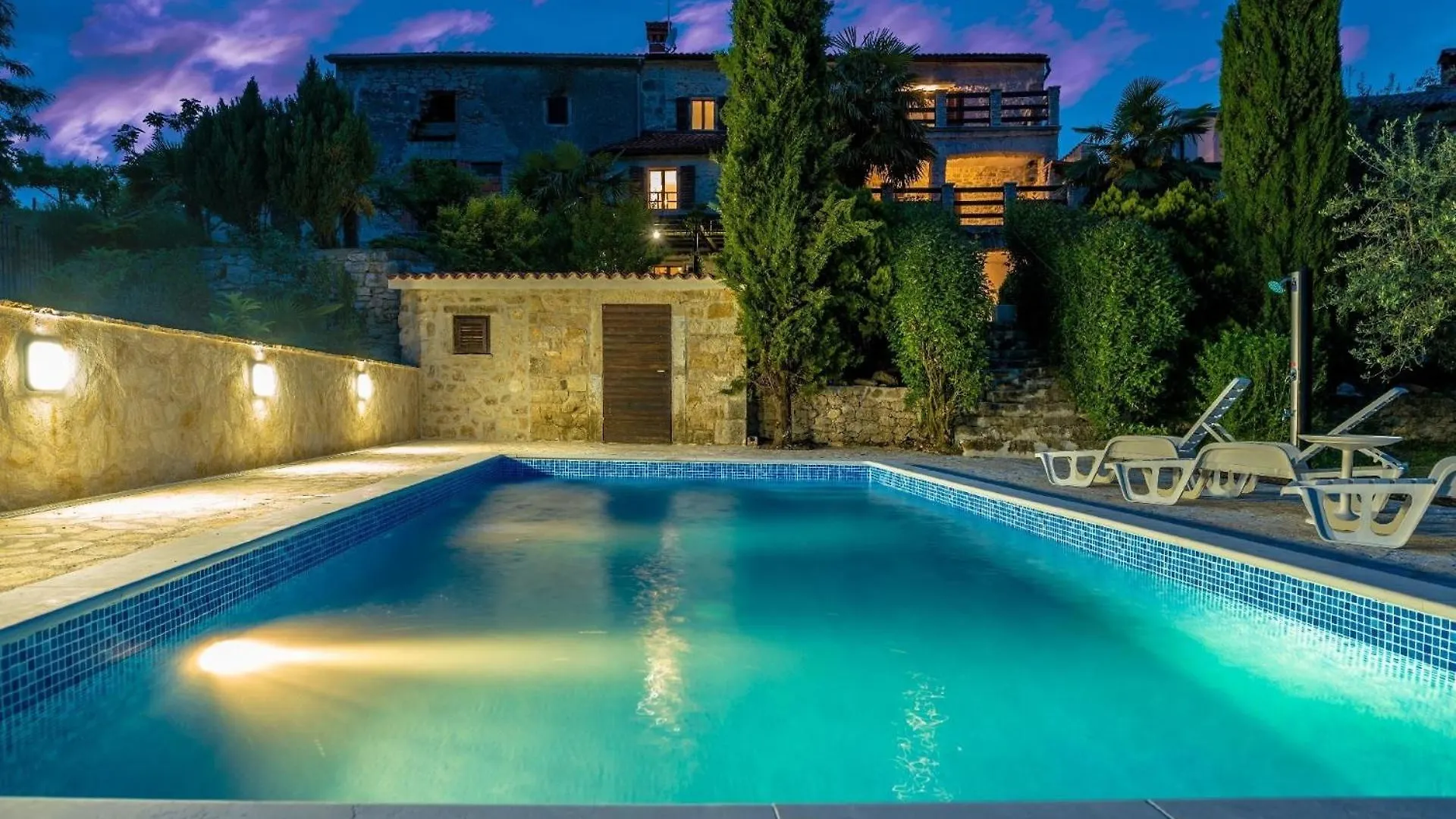 Hébergement de vacances Wunderschoen Eingerichtete Villa Mit Pool Und Garten Vižinada
